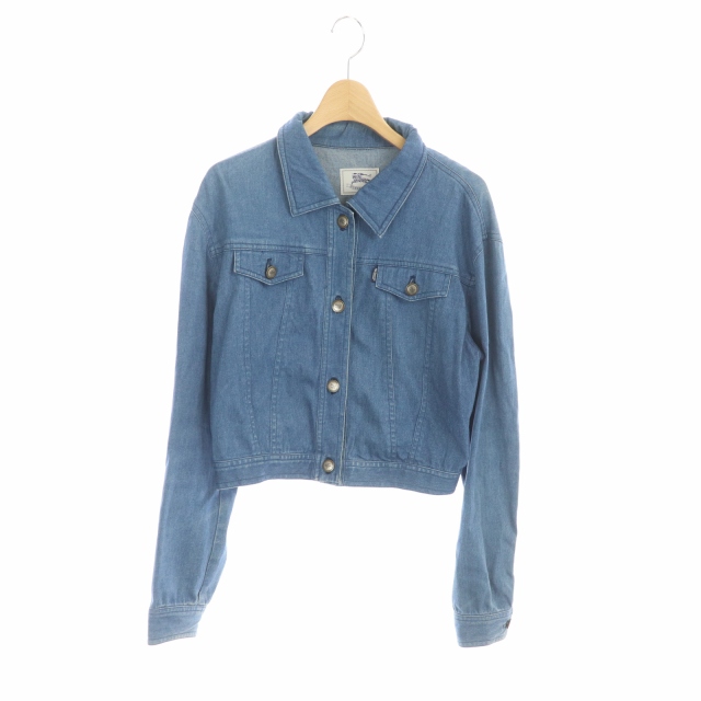 Burberrys(バーバリーズ) Gジャン ジージャン デニムジャケット ロゴボタン 160A インディゴ 青 ブルー /MF ●D レディース  160A