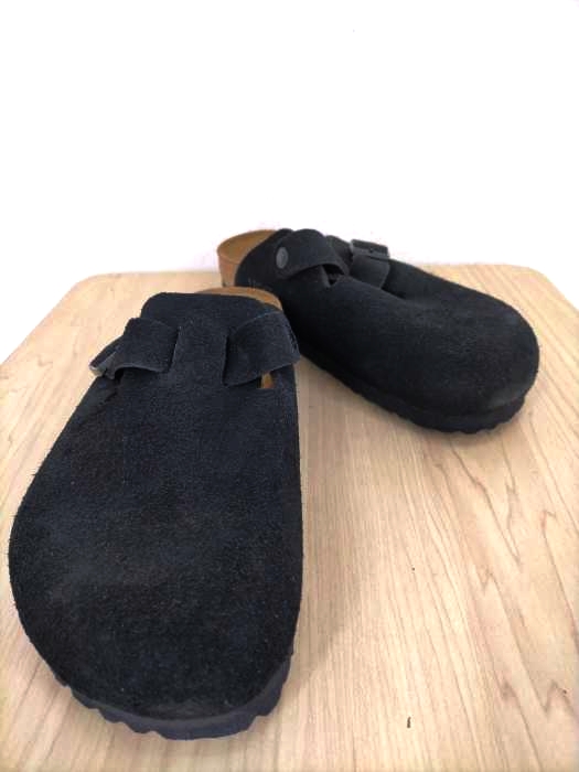 BIRKENSTOCK(ビルケンシュトック) BOSTON Black Suede ソフトフットベッド メンズ  40