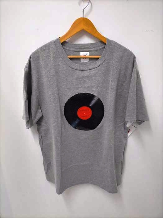 CHIHIRO YASUDA(チヒロ ヤスダ) レコードプリントクルーネックTシャツ レディース FREE