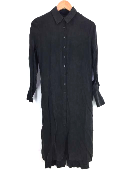 ALLSAINTS(オールセインツ) バックボタンデザイン シャツワンピース レディース  XS