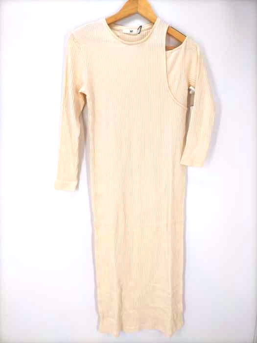 SLY(スライ) ASYMMETRY CUT RIB TOPS レディース  FREE