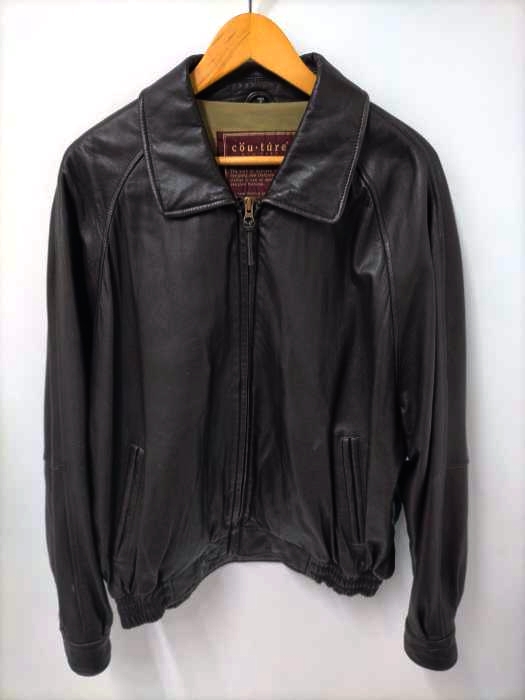 USED古着(ユーズドフルギ) ラムレザーシングルジャケット メンズ import：L