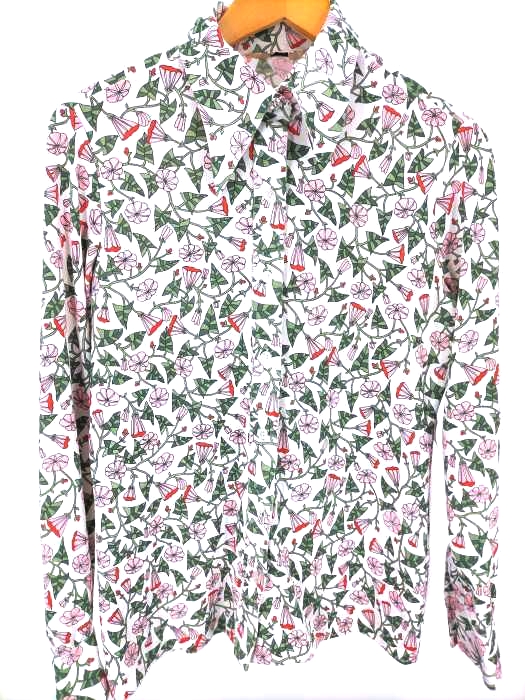 USED古着(ユーズドフルギ) PAUL ROGERS 70S ヴィンテージ 総柄シャツ レディース 表記無