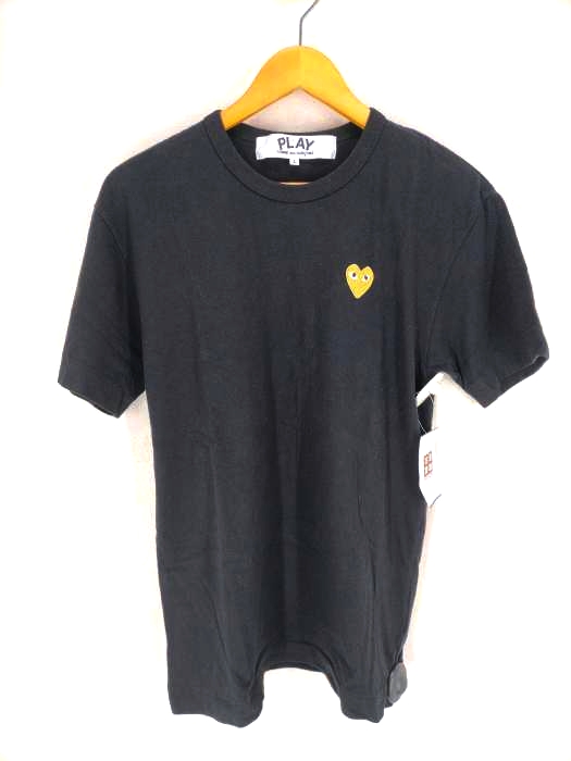 PLAY COMME des GARCONS(プレイコムデギャルソン) AD2022 PLAY GOLD HEART LOGO TEE メンズ JPN：L