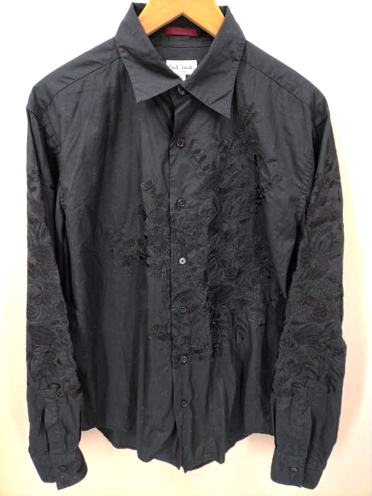 ポールスミスロンドン Paul Smith LONDON 花柄総刺繍長袖シャツ メンズ JPN：L