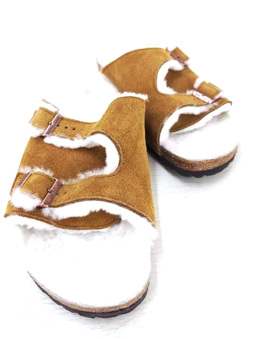 ビルケンシュトック BIRKENSTOCK Arizona アリゾナ スエードレザー ファー サンダル メンズ JPN：27