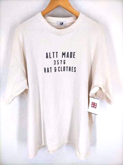 オルト ALTT ALTT MADE HAT CLOTHES S/S tee natural 10oz メンズ  無