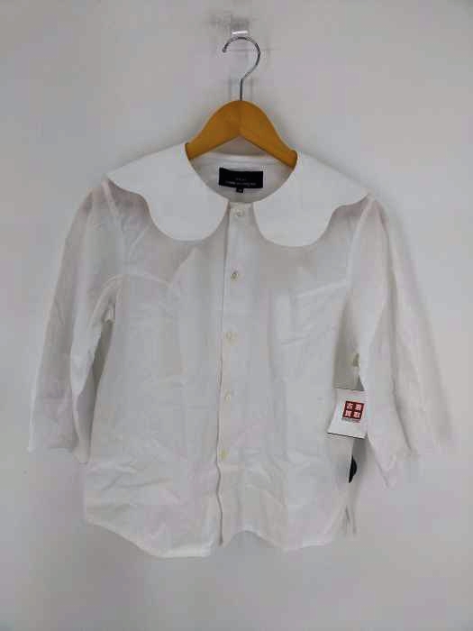トリココムデギャルソン tricot COMME des GARCONS スカラップカラーコットンブラウス レディース JPN：M