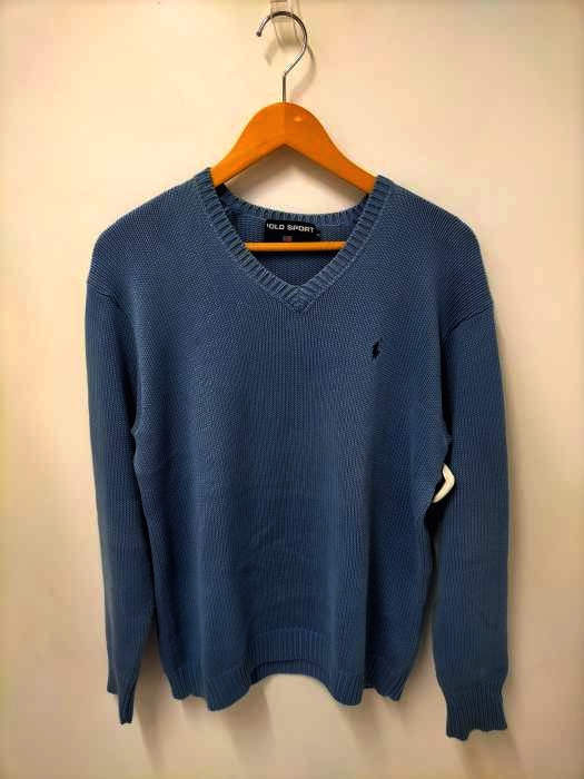 ポロスポーツラルフローレン POLO SPORT RALPH LAUREN スモールポニー刺繍コットンVネックニット メンズ JPN：M