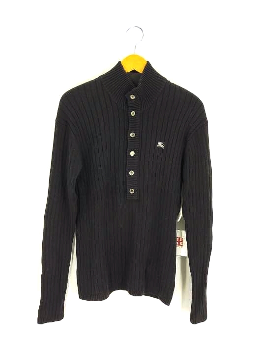 バーバリーブラックレーベル BURBERRY BLACK LABEL ハーフボタンドライバーズニット メンズ  3