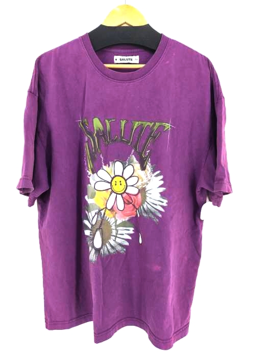 フメイ SALUTE Daisy Smiley Flower Tee メンズ JPN：M