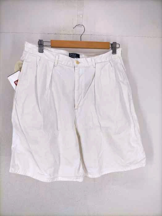 ポロバイラルフローレン Polo by RALPH LAUREN POLO CHINO USA製 ハーフチノパンツ メンズ 表記無