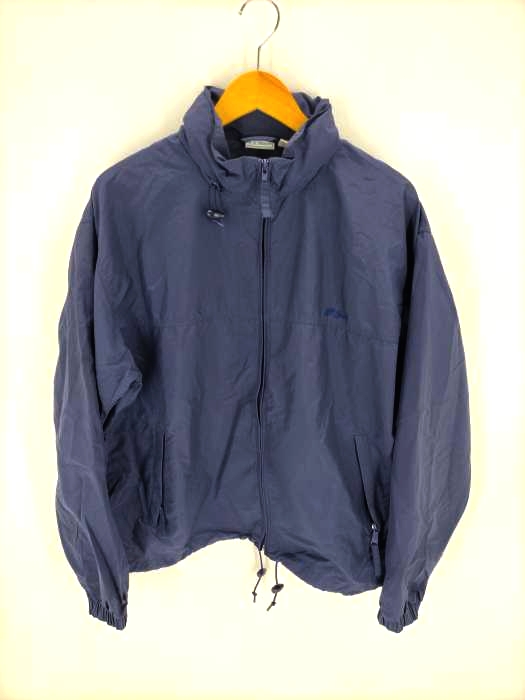 L.L.Bean(エルエルビーン) 80-90S ロゴ刺繍ナイロンジャケット メンズ JPN：L