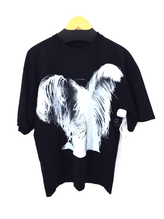 Maison Margiela(メゾンマルジェラ) 18SS FEATHER-PRINTED OVERSIZE T-SHIRT メンズ import:XS