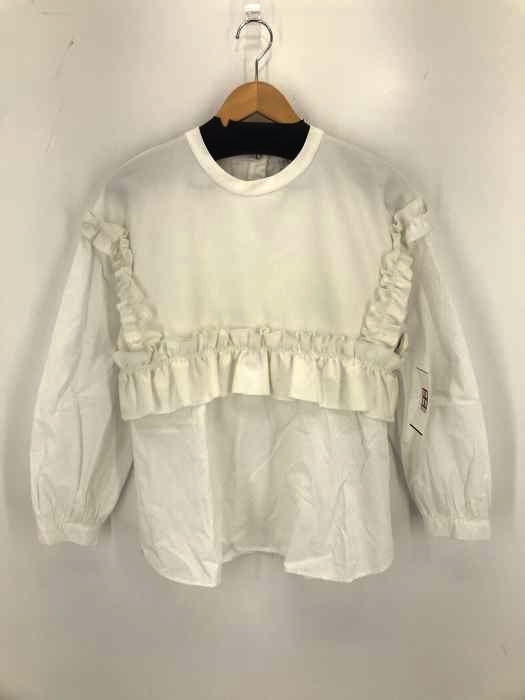 ZARA(ザラ) フリルドッキングプラウス レディース import：XS