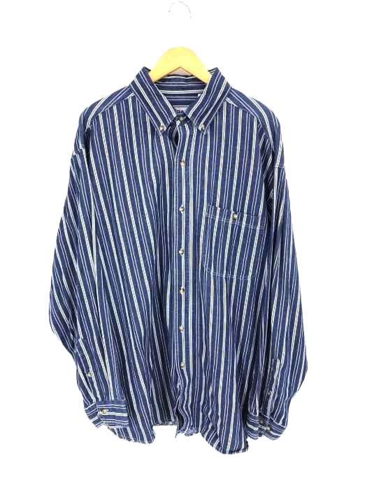 BASIC EDITIONS(ベーシックエディションズ) ボタンダウン ストライプシャツ メンズ import：XL