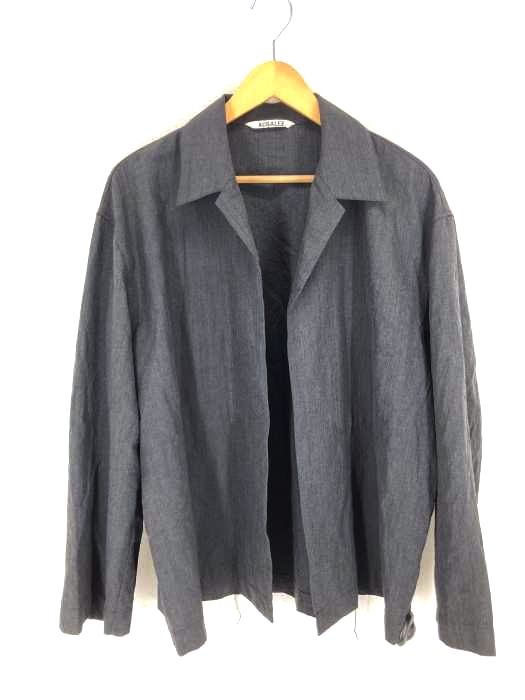 AURALEE(オーラリー) 20SS WOOL SILK TROPICAL SHIRTS JACKET メンズ JPN:4