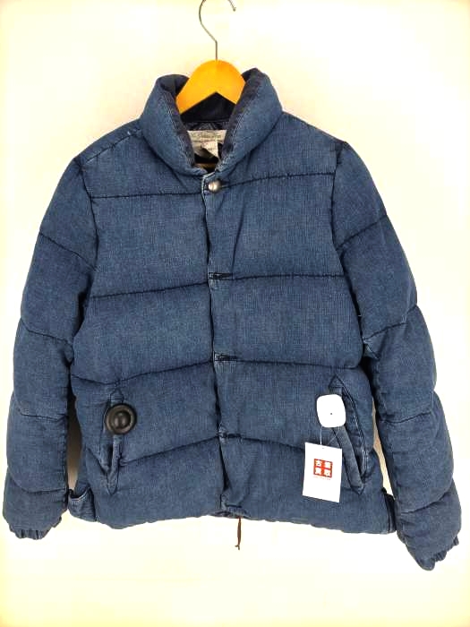 REMI RELIEF(レミレリーフ) コンチョ ボタン 裏地 ペイズリー柄 インディゴ デニムジャケット メンズ JPN：XL