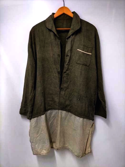 USED古着(ユーズドフルギ) 1910年代 動物ボタン リメイクシャツ メンズ 表記無
