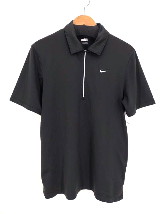 NIKE(ナイキ) ハーフジップメッシュポロ メンズ L