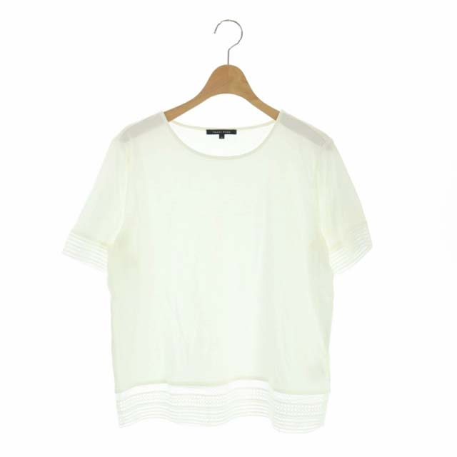TRANS WORK(トランスワーク) 19SS カットソー スムーズバイオ 半袖 40 白 ホワイト /AO ■OS レディース  40(日本サイズL相当）