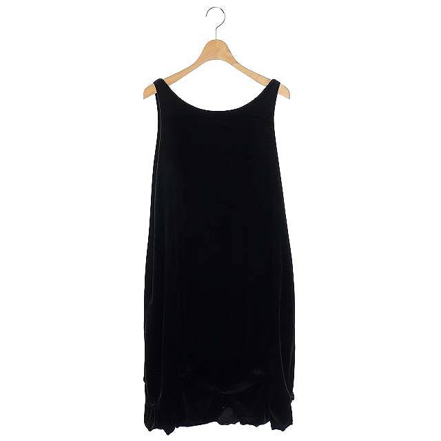 VELOUR(ベロア) DAISY VELOUR ベロアワンピース ひざ丈 ノースリーブ 40 黒 35845 /KN ■OS レディース レディース  40