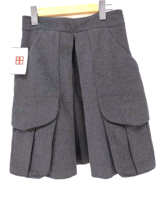 EMPORIO ARMANI(エンポリオアルマーニ) メルトンウールビッグポケットデザインバルーンスカート レディース EUR：38