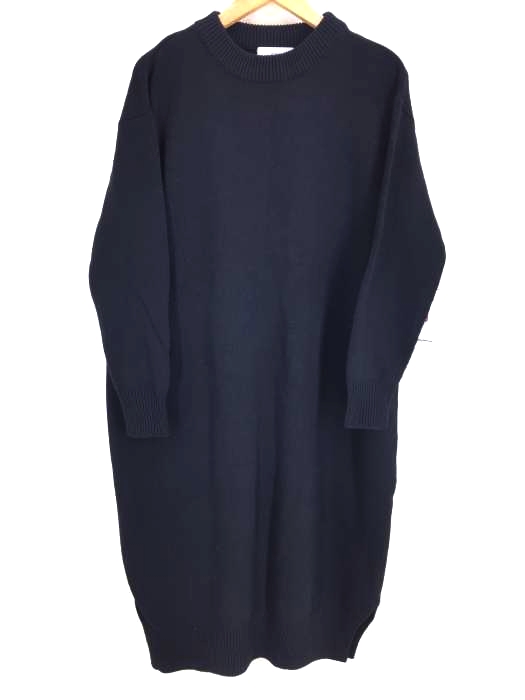AZUL by moussy(アズールバイマウジー) SLIT KNIT LONG ONEPIECE レディース  M