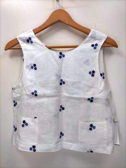JAEGER(イエーガー) 花柄刺繍リネンノースリーブ レディース 表記無