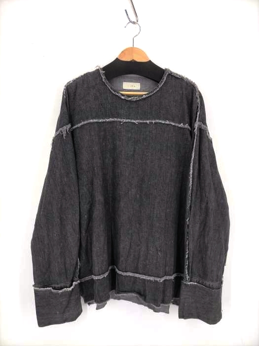 Jieda(ジエダ) DENIM FRAY PULL OVER メンズ JPN：2
