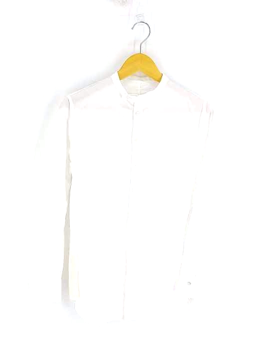 YOHJI YAMAMOTO+NOIR(ヨウジヤマモト プリュスノアール) サイドリブ スタンドカラーシャツ レディース JPN：1