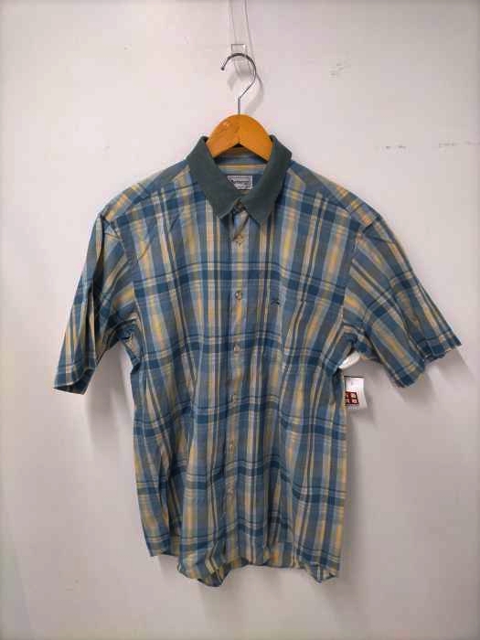 BURBERRYS(バーバリーズ) リブリネンチェックコットンシャツ メンズ import：M