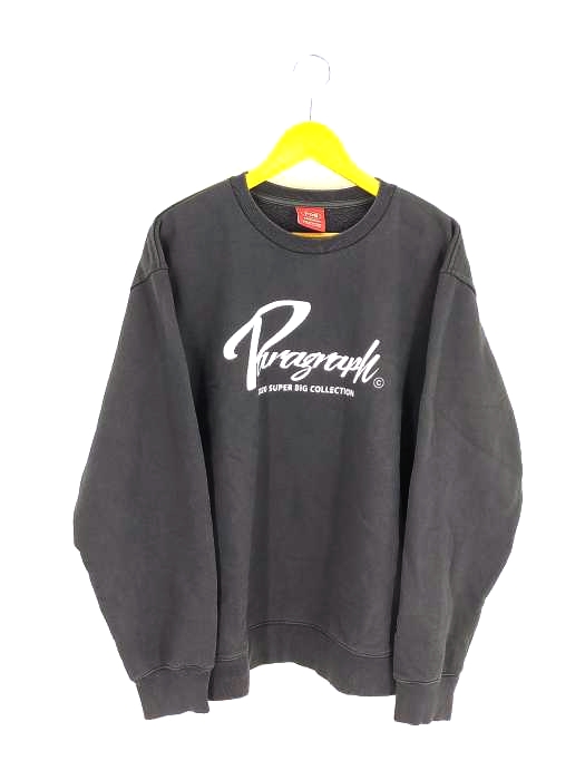 パラグラフ PARAGRAPH 2020 SUPER BIG COLLECTION クルーネックスウェット メンズ 表記無