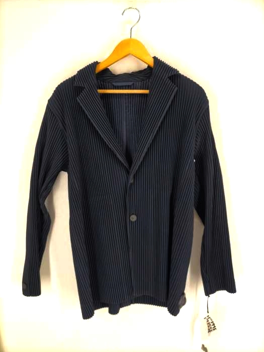 HOMME PLISSE ISSEY MIYAKE(オムプリッセ イッセイミヤケ) BASICS プリーツ 2Bシングルテーラード ジャケット メンズ JPN：2