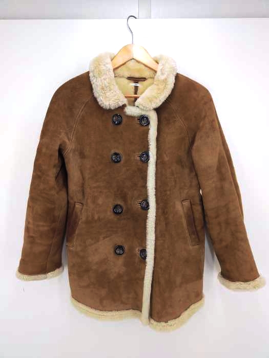 シップス SHIPS ムートンダブルコート レディース JPN：M