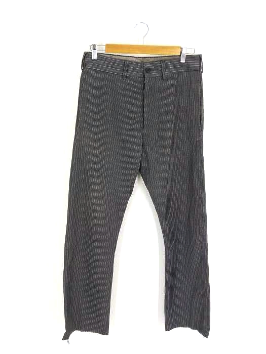 ニードルズ Needles カットオフ ストライプスラックス メンズ JPN：XS