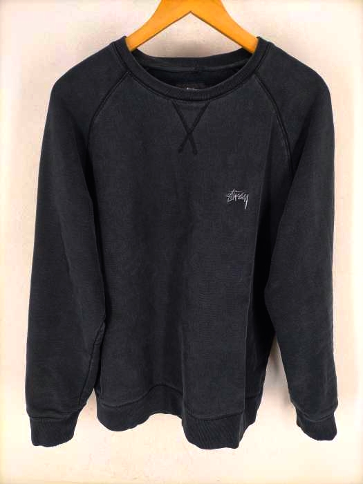 ステューシー Stussy ロゴ刺繍クルーネックスウェット メンズ JPN：L