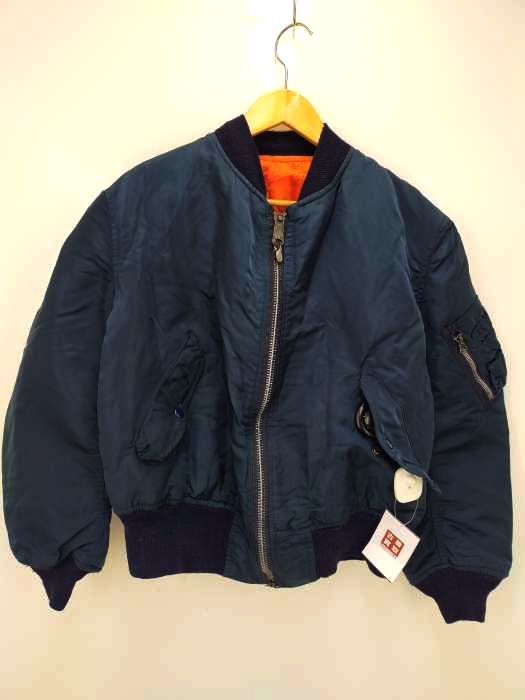 ALPHA INDUSTRIES(アルファインダストリーズ) MA-1 民間用 IDEALジップ フライト ジャケット メンズ アウター ジャケット