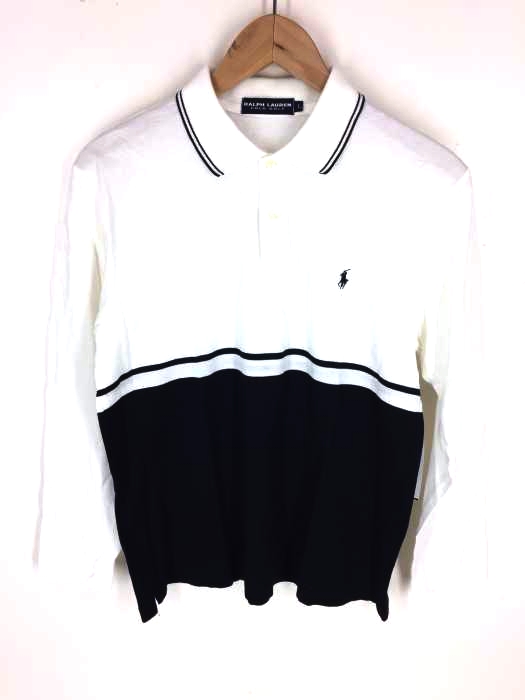 RALPH LAUREN POLO GOLF(ラルフローレンポロゴルフ) 刺繍ロゴ 長袖 ポロシャツ レディース JPN：L JPN：L