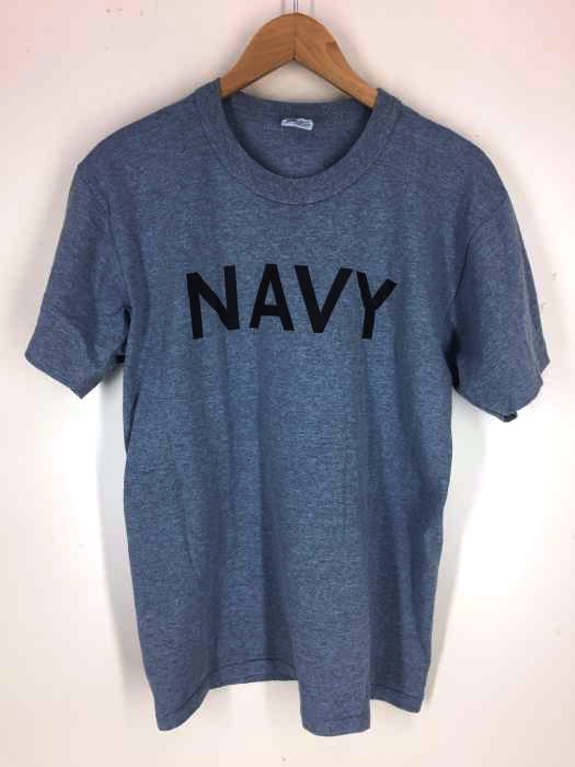 USED古着(ユーズドフルギ) アメリカ製 navyプリントTシャツ メンズ JPN：M