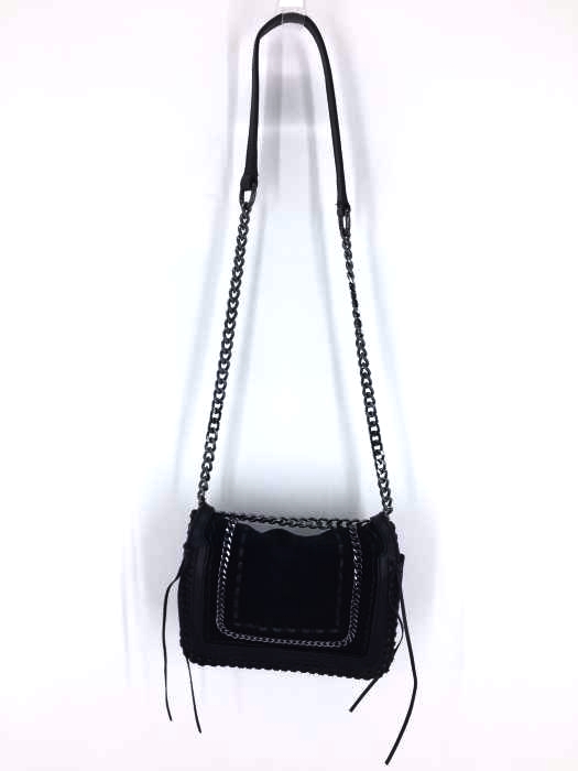 ZARA(ザラ) カウレザー スウェード切替レザー編み 2WAY バッグ レディース 表記無