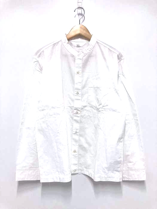 無印良品(ムジルシリョウヒン) オックススタンドカラーシャツ メンズ JPN：XL