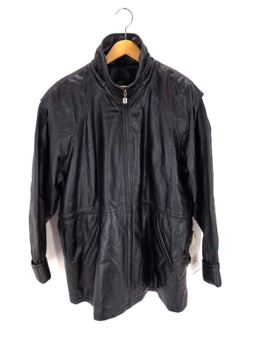 USED古着(ユーズドフルギ) 90S Blushe by spiegel リアルレザー ジップアップコート メンズ JPN：XL
