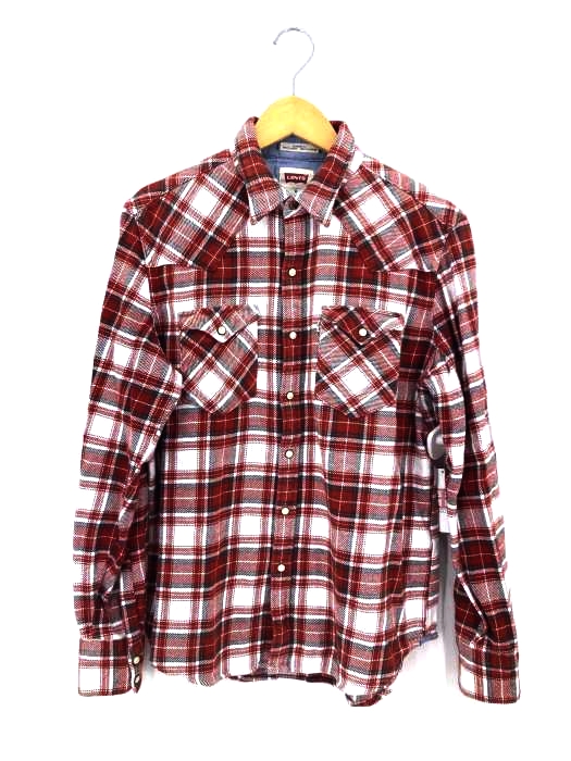 Levis(リーバイス) フランネルチェック バーストゥー ウェスタンシャツ メンズ JPN:M