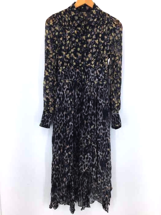 ALLSAINTS(オールセインツ) LIZA ASA DRESS レオパード柄ドレス レディース UK：6