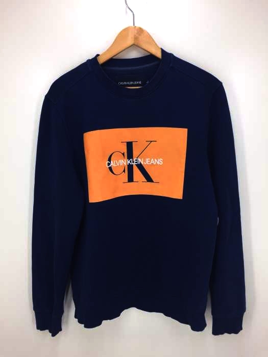 Calvin Klein Jeans(カルバンクラインジーンズ) ボックスロゴスウェット メンズ JPN:M