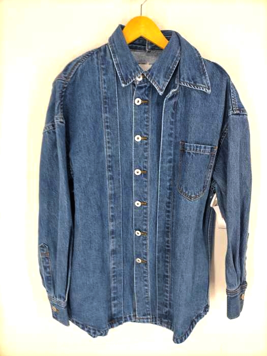 Feng Chen Wang(フェンチェンワン) WASHED DENIM SHIRT メンズ JPN：S