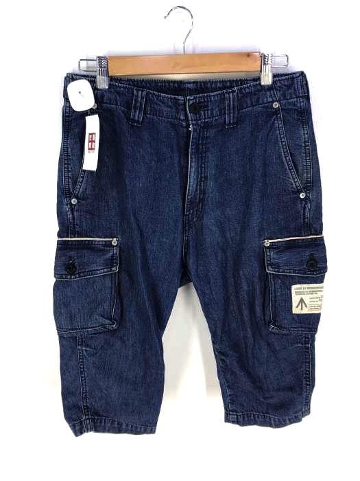LUKER BY NEIGHBORHOOD(ルーカーバイネイバーフッド) デニムカーゴミドル丈パンツ メンズ  SMALL