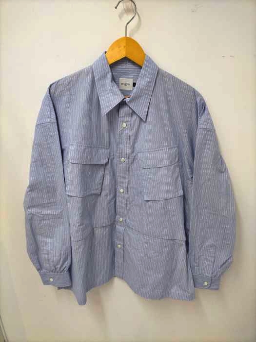 EFILEVOL(エフィレボル) 20SS Stripe So Many Pocket Shirt メンズ JPN：4