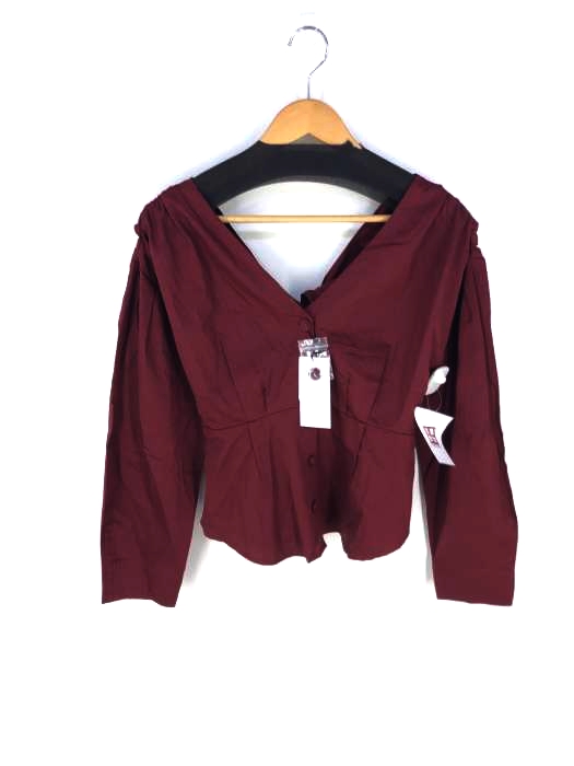 マウジー moussy BACK TWIST BLOUSE レディース  FREE